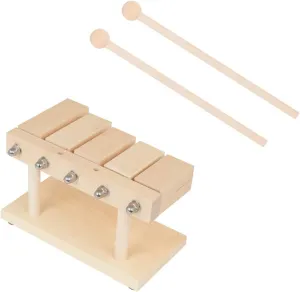1 Set Musical Wooden Percussion Instruments for Preschool Educational Music Safe Maple Wood for Parties Families and Outdoor Activities