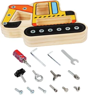 1 Set Reusable Screwdriver Board Educational for Interactive Lightweight Sensory Plaything to Enhance Coordination and Cognitive Skills