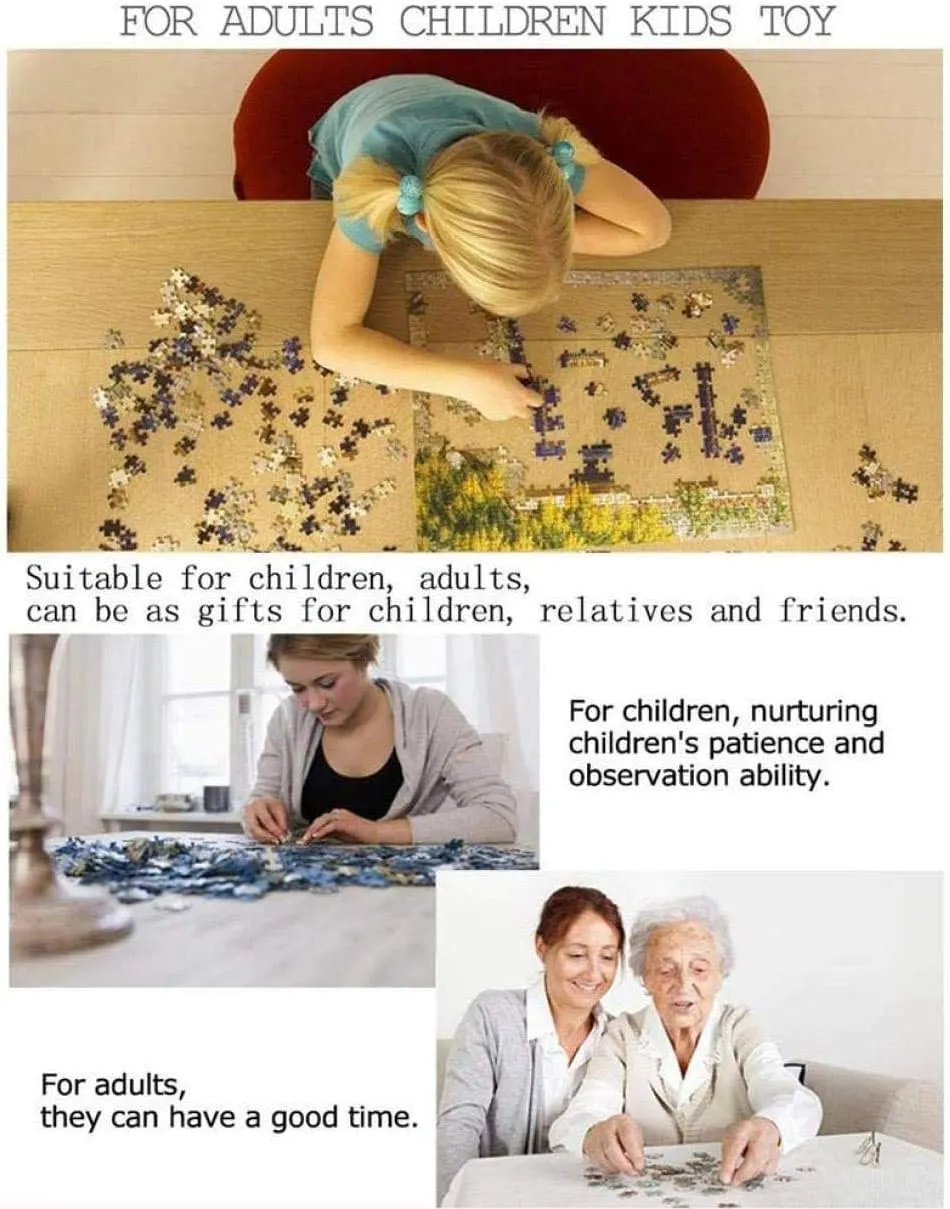 1000 Piece Saltwater Coral Reef Aquarium Fish Tank Marine Aquarium Fishes Stock Large Piece Jigsaw Puzzles for Adults Educational Toy for Kids Creative Games Entertainment Wooden Puzzles Home Decor