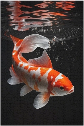 1000 Piece Jigsaw Puzzles for Adults Animal Puzzle，Beautiful Fish Puzzle Games for Animal Lovers Gift, Modern Stress Relief Toys, Puzzles for Challenging Brains, Family Educational Games