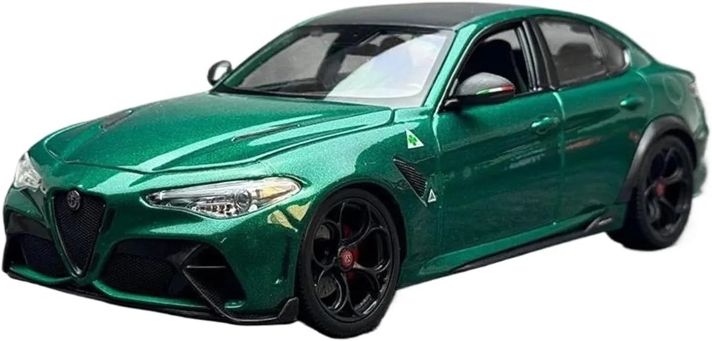 1:18 for Alfa Romeo Giulia GTAm Simulation Alloy Model Collection Decoration Mini Simulation Toys(Red and White.)
