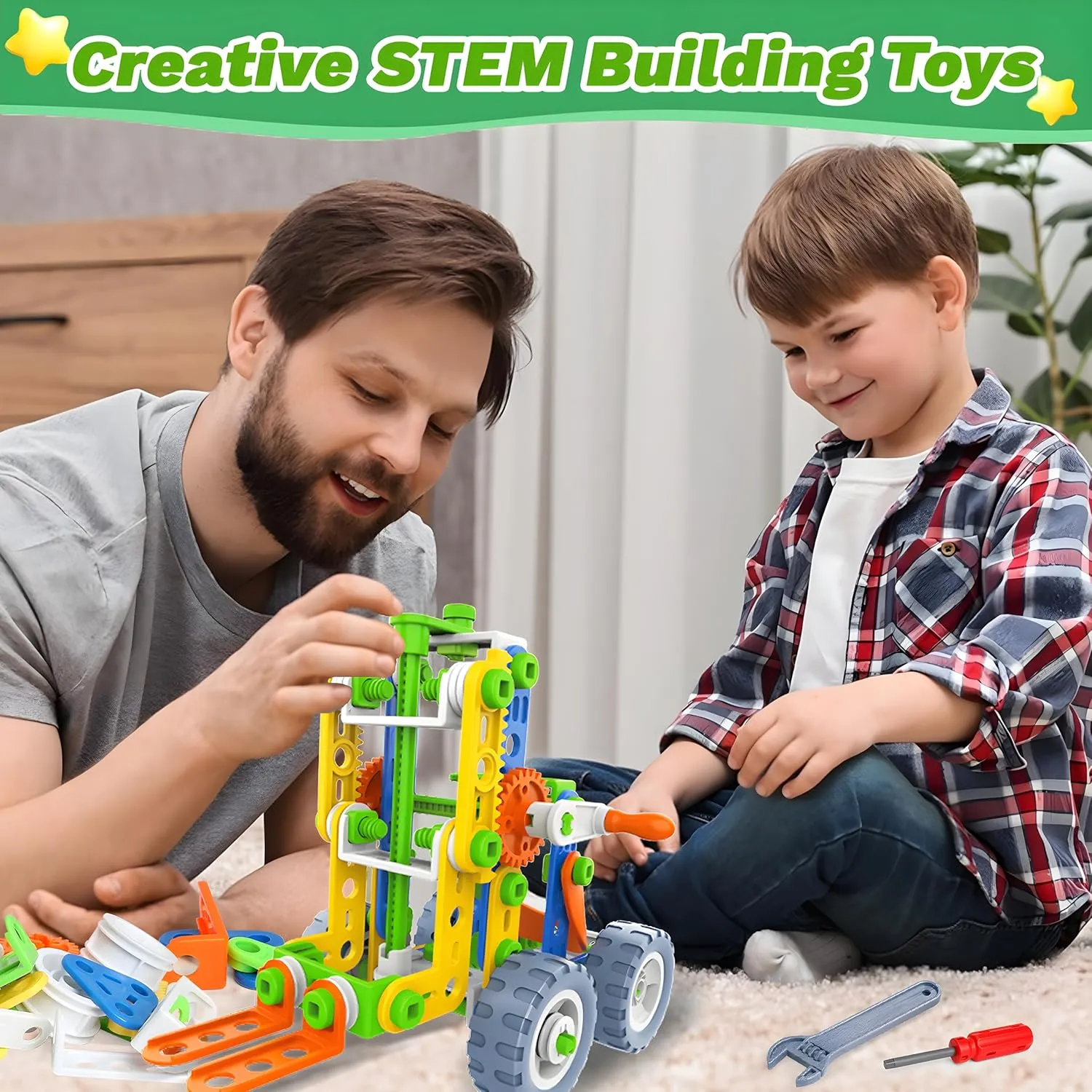 12 in 1 STEM Toys for 4 5 6 7 8  Year Old Boy Girl Birthday Gifts Educational Building Toys for Kid Age 4-8 5-7 6-8 8-12 Building Blocks Erector Set Construction Toy Creative Games Toy 152 Pcs