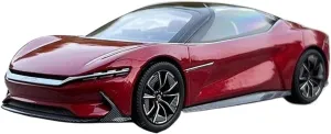 1:43 for BYD E-Seed GT Han GT Concept Car Alloy Model Collection Display Decoration Mini Simulation Toys