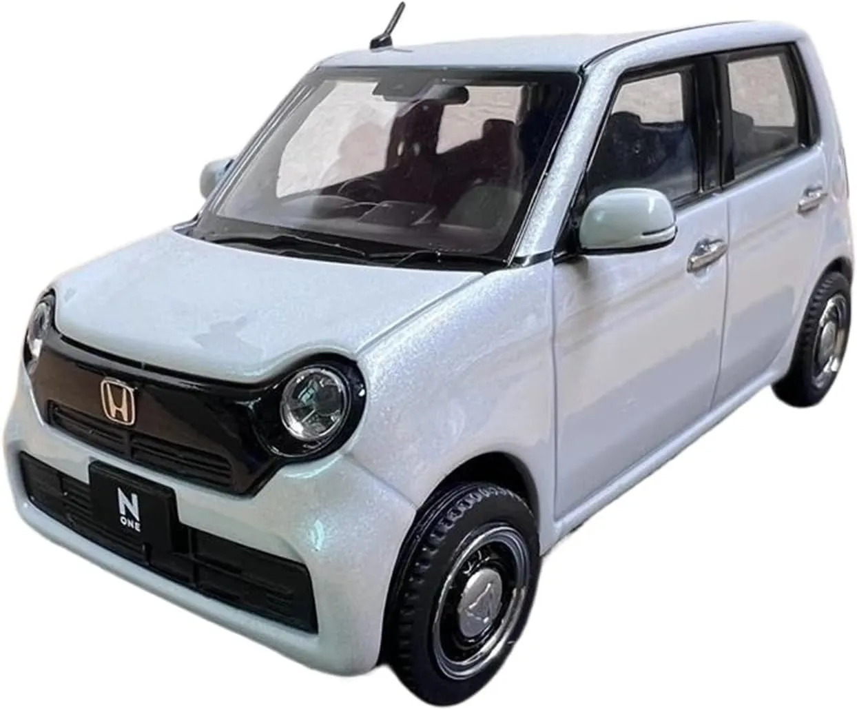 1:43 for Honda K-CAR N-One Alloy Car Model Diecasts Metal Vehicles Collection Souvenir Mini Simulation Toys(White)