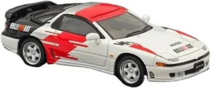 1:64 for Mitsubishi GTO Twin Turbo RALLIART White Diecast Models Car Collection Souvenir Decoration Mini Simulation Toys