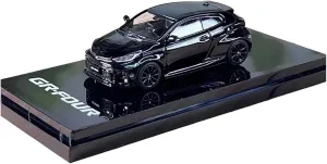 1:64 for Toyota Yaris Black Diecast Alloy Car Model Simulation Collection Artwork Souvenir Mini Simulation Toys