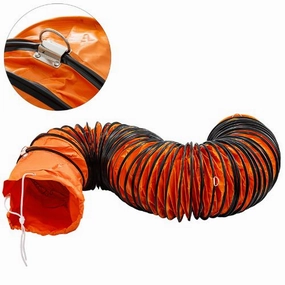 16ft PVC Flexible Ducting Hose for 12 Inch Utility Blower Exhaust Fan