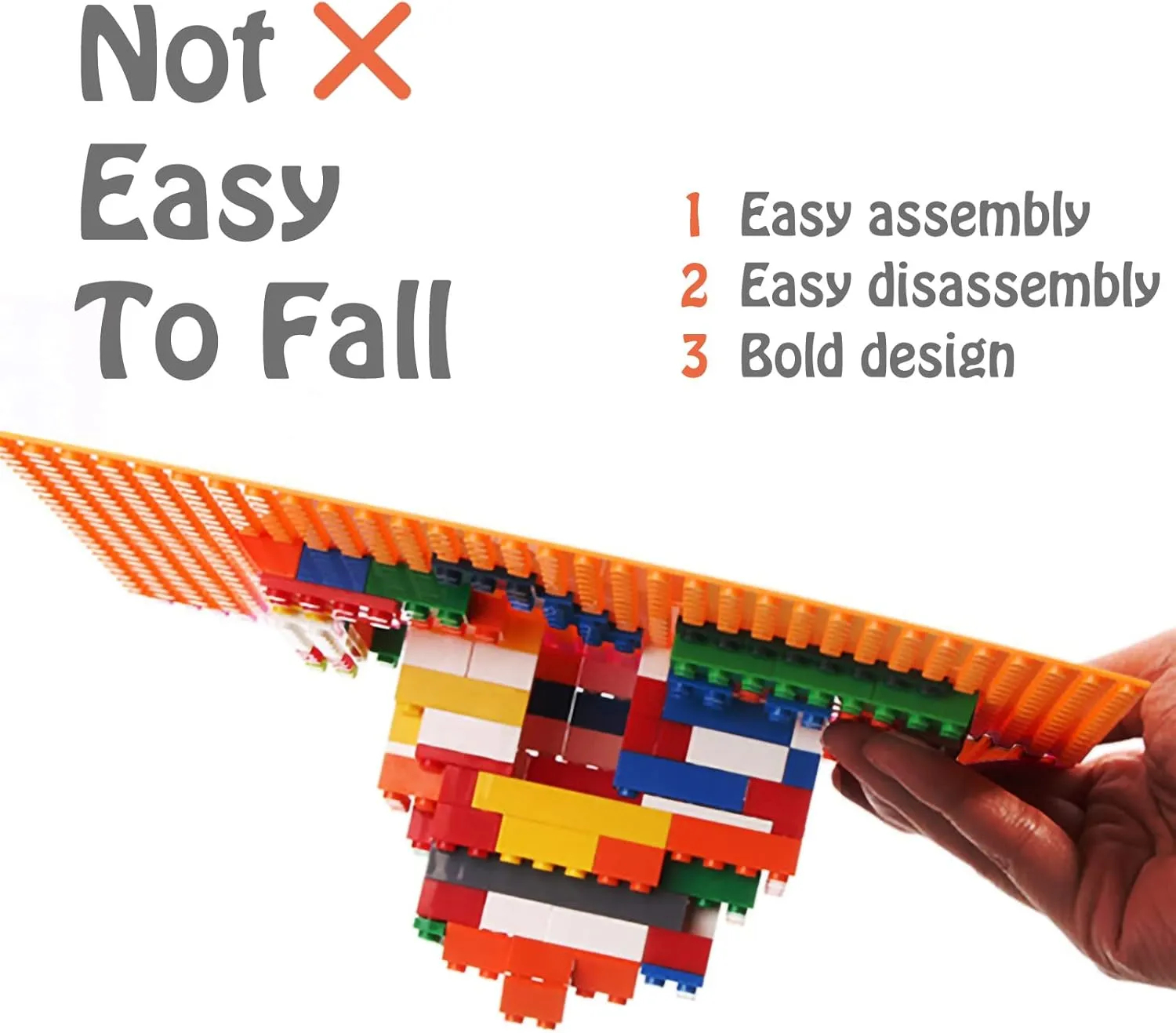 200 Piece Classic Building Bricks, 2x4 Bulk Bricks STEM Creative Building Toys, Red, Yellow, Blue, Green