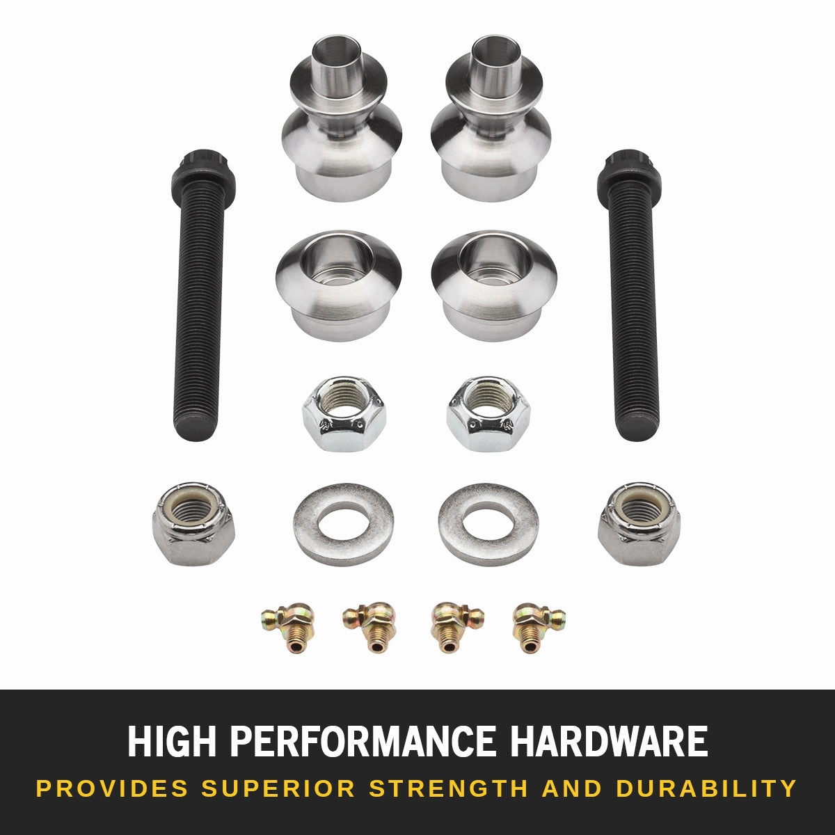 2004-2022 Ford F-150 Upper Control Arms with Uni-Ball FK Bearings & Polyurethane Bushings 2WD 4WD