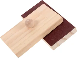 2Pcs Educational Sand Blocks Percussion Instruments for Smooth Rhythm for Home Kindergarten and School Music Exploration
