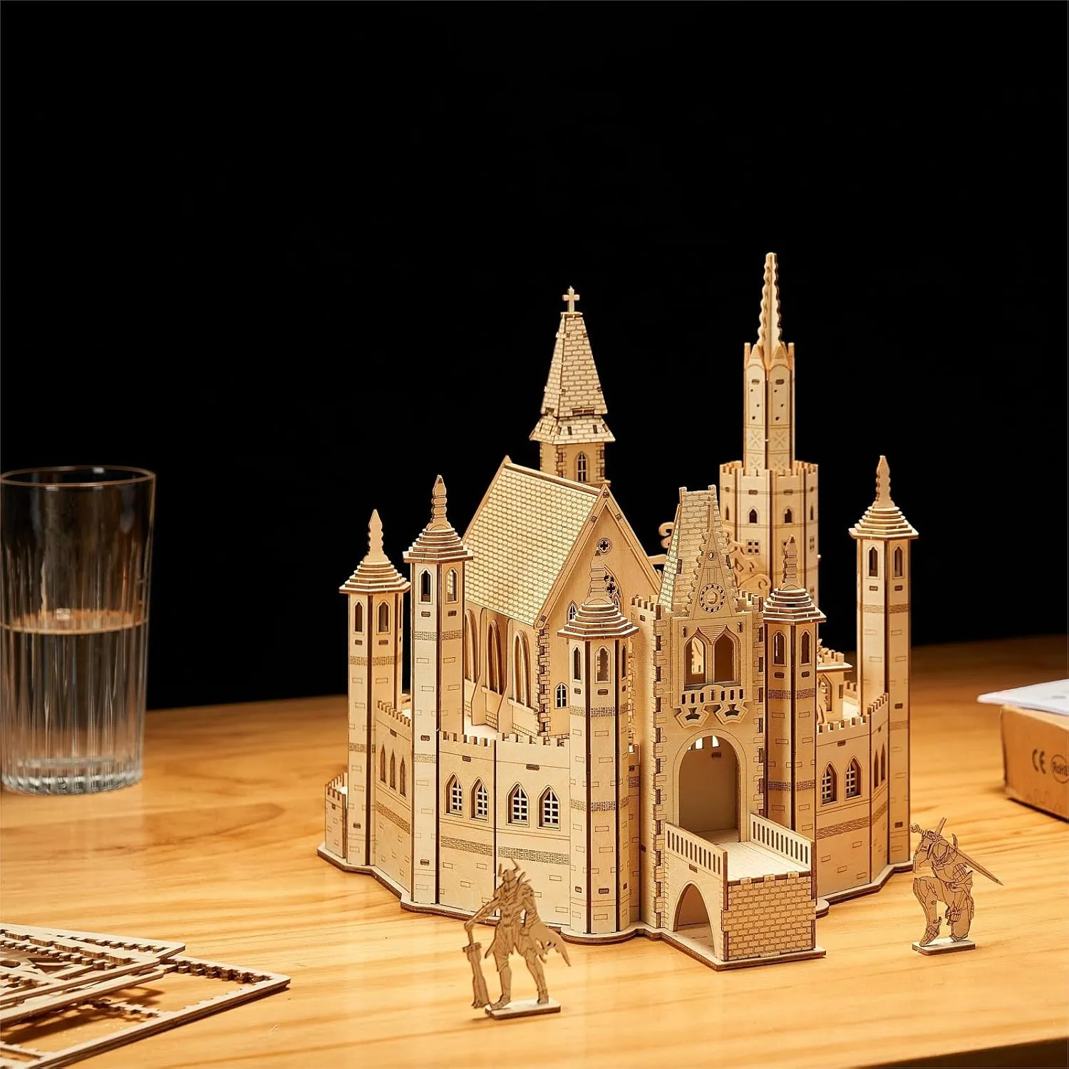 3D Wooden Puzzles Knight Creed: Lost Castle Model Kits, Brainteaser and Puzzle for Christmas/Birthday,Gifts for Adults and Teens to Build Combination