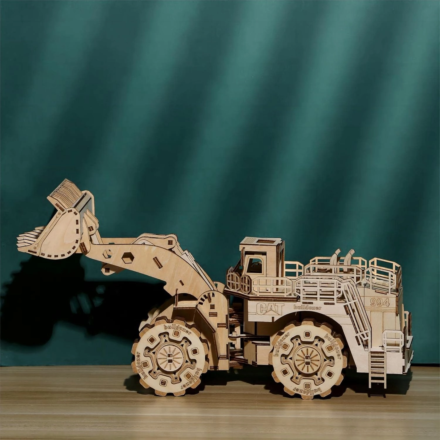 3D Wooden Puzzles Bulldozer Model Kits, Brainteaser and Puzzle for Christmas/Birthday,Gifts for Adults and Teens to Build Combination