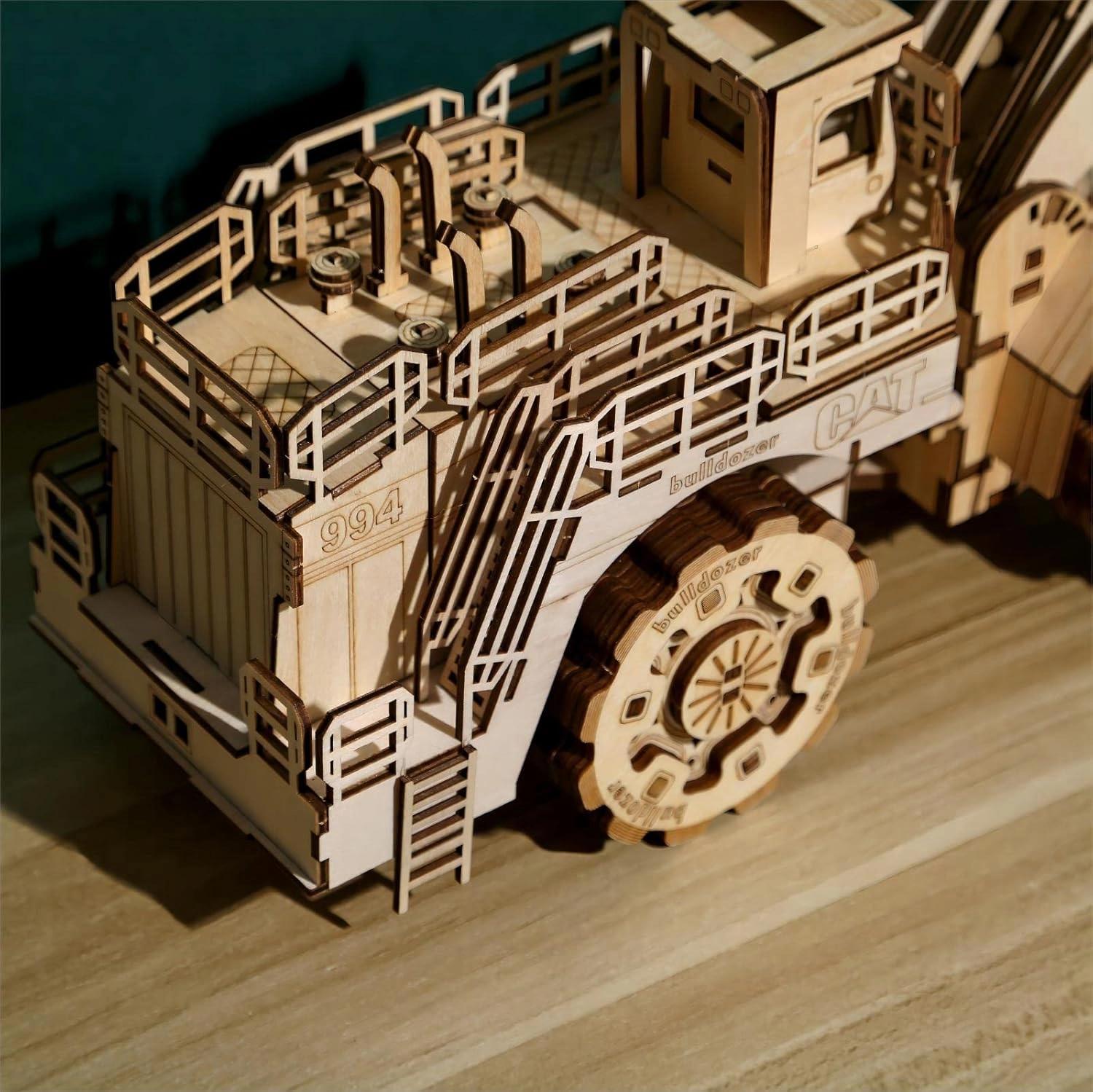 3D Wooden Puzzles Bulldozer Model Kits, Brainteaser and Puzzle for Christmas/Birthday,Gifts for Adults and Teens to Build Combination