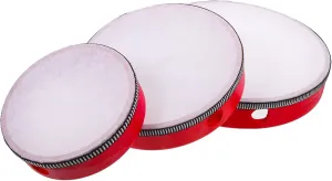 3pcs Hand Drum Set for Adults Tambourine Sparkle Tambourine for Wedding Small Drum Set