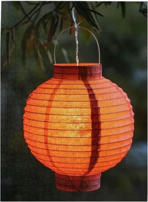 500 Pieces Personalized Wooden Puzzle,Paper Lantern,for Adult and Kids Family, Super Difficult Jigsaw Puzzle,do You Dare to Challenge