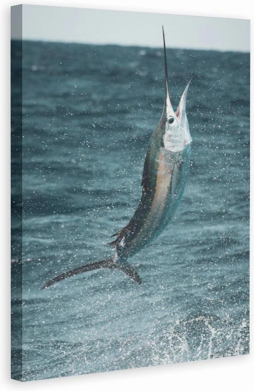 500 Piece Jigsaw Puzzles Sea Fishing Atlantic Blue Marlin Wooden Puzzle for Adults and Kids Development Toys Games Gift