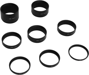 8 PCS M48X0.75 Focal Length Extension Tube Kit 3 5 7 10 12 15 20 30mm Extending Ring for Astronomical Telescope Photography Astronomical Extension Tube Kit
