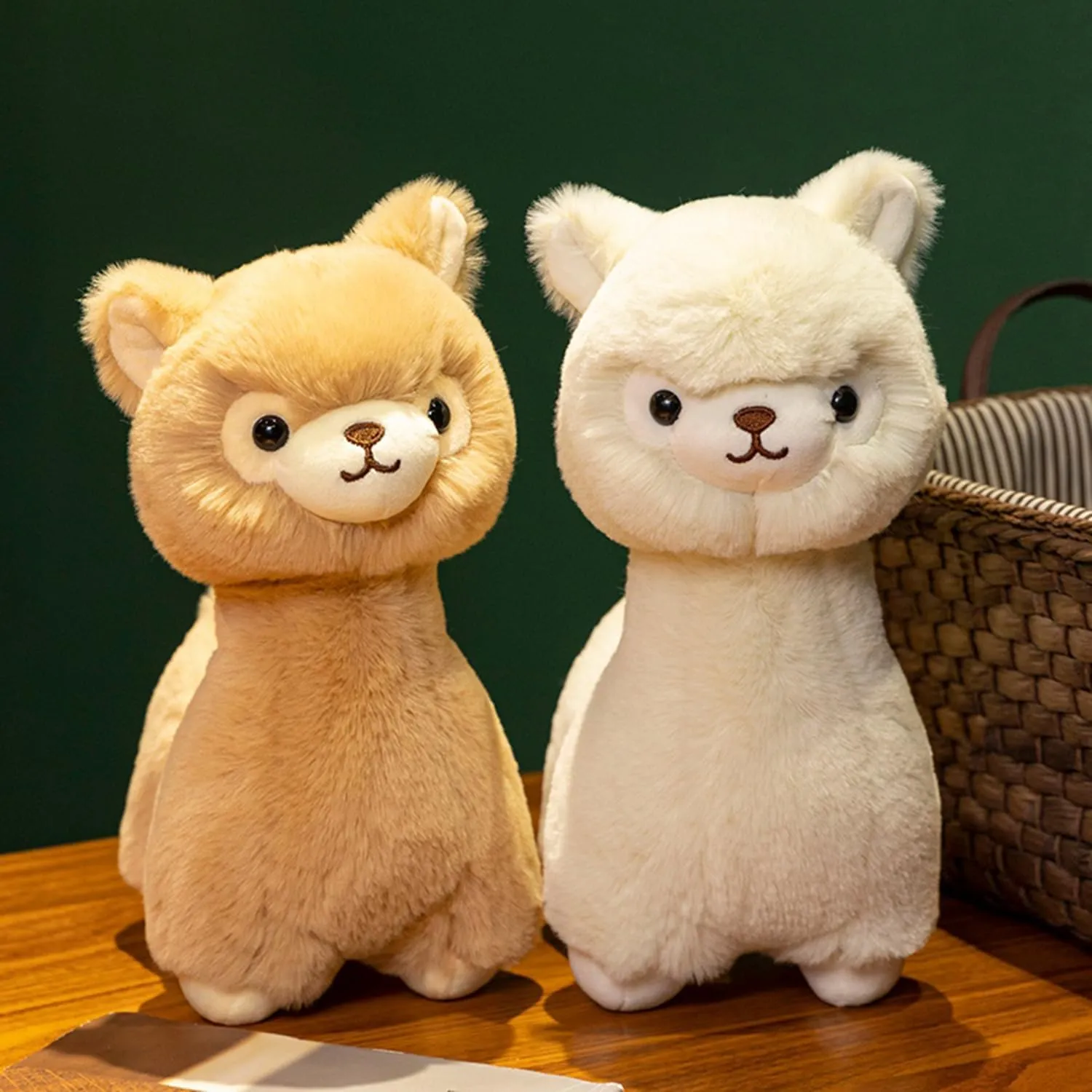 9 Inch Fuzzy Alpaca Stuffed Animals Llama Soft Alpaca Plush Toys Stuffed Llama Plushies Animal Doll Gift for Kids & Lovers in, Birthday, Valentine's Day...