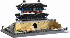 900Pcs The Namdaemun Gate Seoul South Korea Building Set World Landmark Architecture Model Collectible Toy for Kids and Adults
