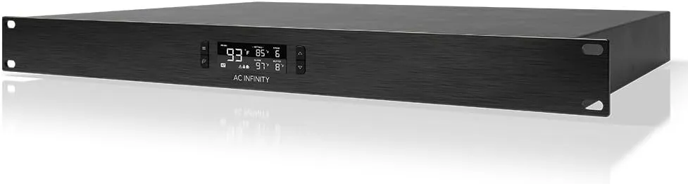 AC Infinity CLOUDPLATE T5, Rack Mount Fan 1U, Rear Exhaust Airflow, for Cooling AV, Home Theater, Network 19” Racks