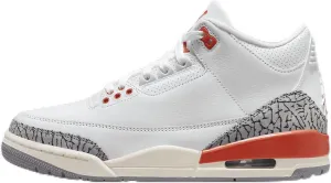 Air Jordan 3 Retro Women's Shoes (CK9246-121, White/Sail/Cement Grey/Cosmic Clay) Size 7