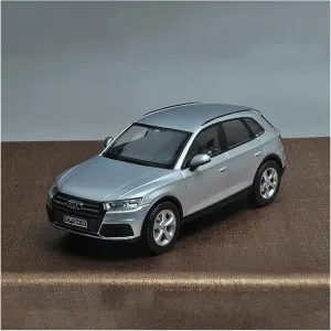 Alloy Resin Car Vehicle Model 1 43 Diecast Vehicle Fit for Audi Q5 SUV Simulation Alloy Car Model Collectible Metal Ornaments Festive Deluxe Gift (Color : Silver)