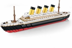 alltogetho Titanic 3D Plastic Model Ship Building Blocks Micro Mini Bricks Toy Kit for Adults Or Children Assemble Your Own Classic Cruise Boat Perfect Kids Gift