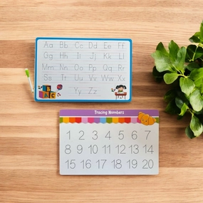 Alphabet and Number-Wipe and Clean Tracing Board