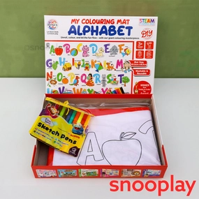 Alphabet Theme Washable & Reusable Colouring Mat (3-5 Years)