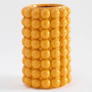 Anding Yellow Vase - Large Pampas Grass Boho Clay Vase for Home Decor