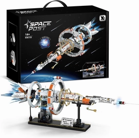 Apokolips Space Station Building Blocks Set with Lights,Space Exploration Building Block Toy,Creative Gift Idea for Adults and Space Fans(1583 pcs)