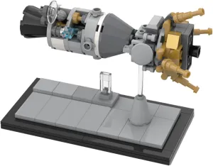 Apollo XIII Mission Display 123 Pieces Building Kit Building Toys Set MOC Build for Age 18 