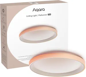 Aqara LED Ceiling Light T1M,Matter Over Bridge,Requires Zigbee 3.0 HUB,RGB IC with Gradient Effects and 16 Million Colors,40W 3450lm,2700-6500K Tunable White,Supports HomeKit,Alexa and IFTTT