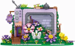 Architecture TV Flower House Micro Building Blocks Set（3396PCS） - Architectural Model Toys Gifts for Kid and Adult