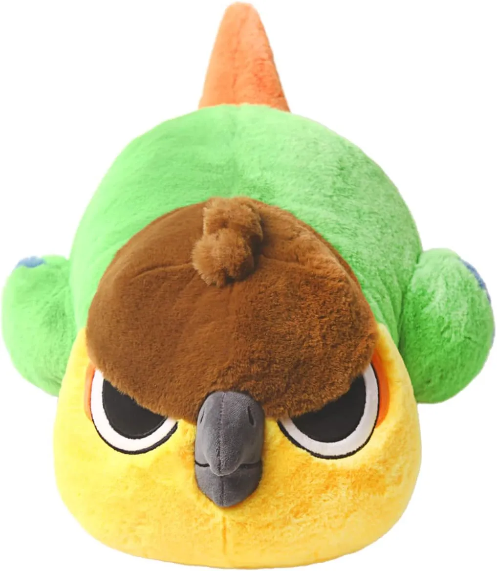 ARELUX Soft Bird Plush Pillow Stuffed Animal,Cute Cuddle Parrot Hugging Pillow,Fuffly Doll Toys Adorable Sleeping Throw Pillow Plushie,Kawaii Home Decor Gifts for Kids Girls Boys 17.7in