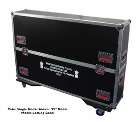 ATA Road Case with Casters for two 37" to 43" LCD/LED/Plasma Screen Monitors