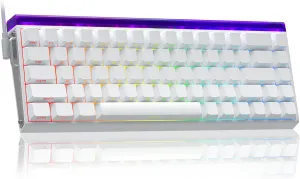 AULA HERO 68 HE 60% Gaming Keyboard Wired, Hall Effect Magnetic Switch Keyboard with Adjustable Actuation, Rapid Trigger Mode, 8K Hz Polling Rate, 0.125ms Latency,Side Printed PBT Keycaps, RGB Backlit
