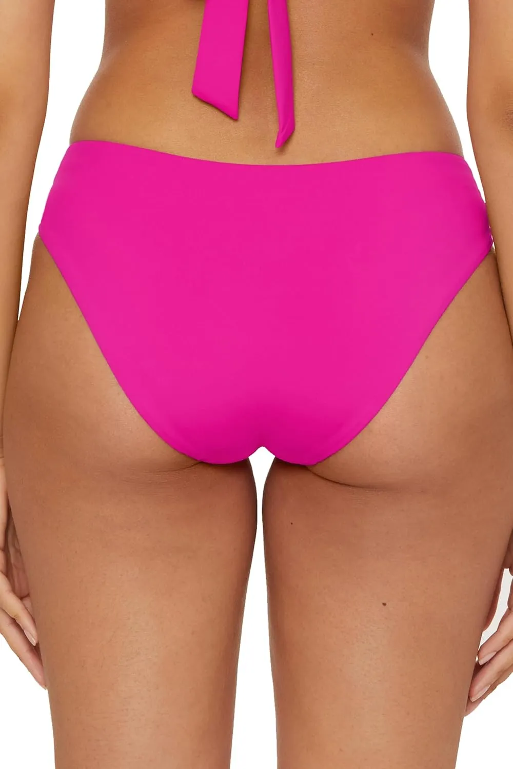 BECCA Women's Marble Canyon Hipster Bikini Bottom, Cheeky Coverage, Swimwear Separates