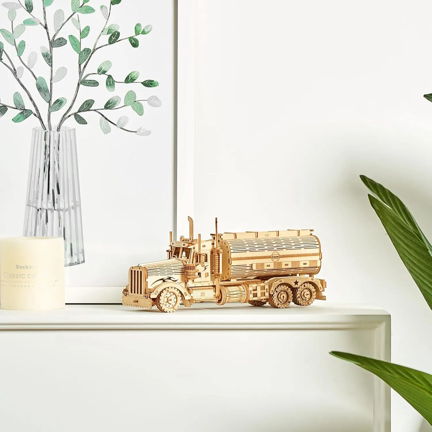 bennama 3D Wooden Puzzles Truck Model Kits, Brainteaser and Puzzle for Christmas/Birthday,Gifts for Adults and Teens to Build Combination