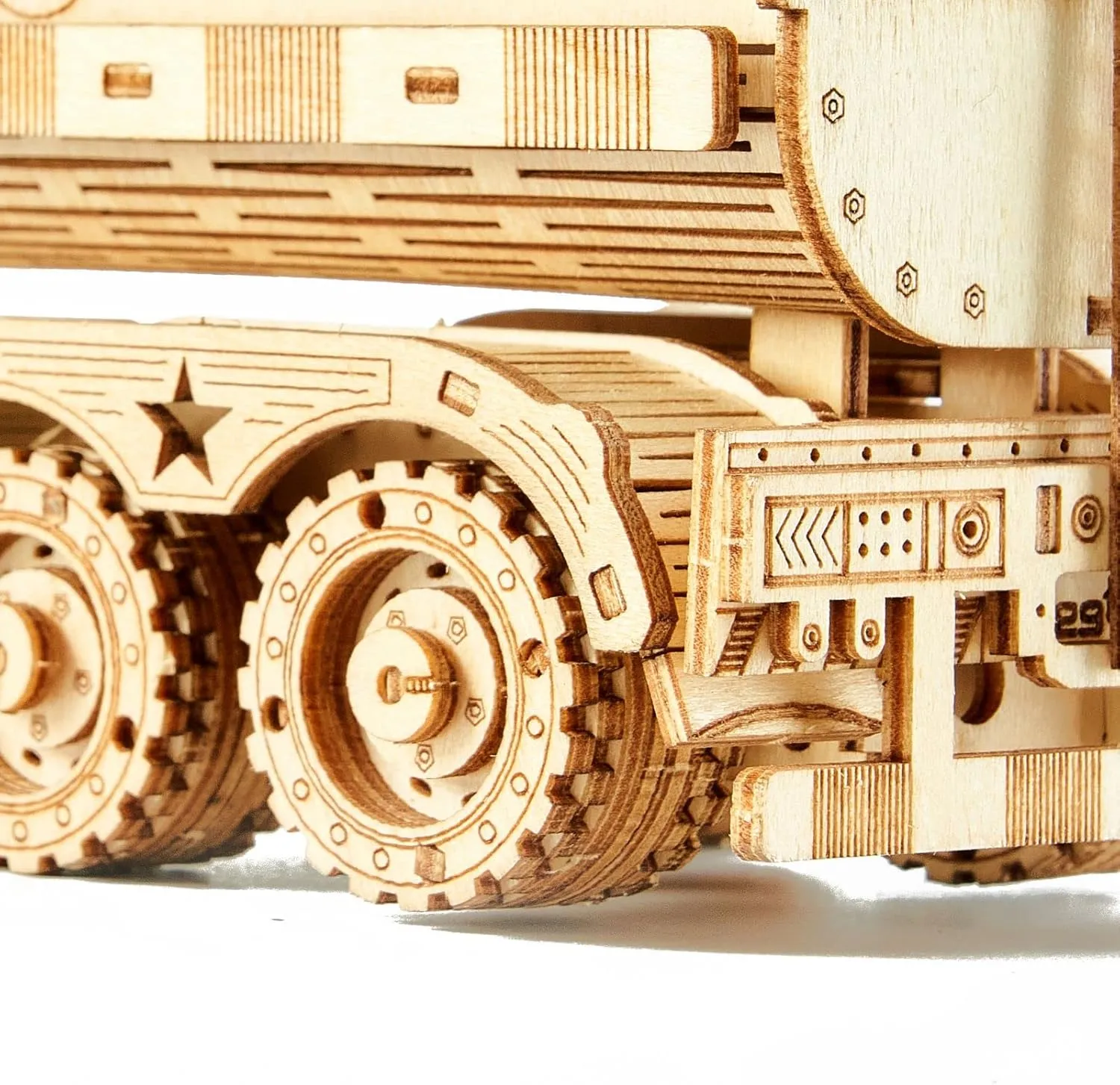 bennama 3D Wooden Puzzles Truck Model Kits, Brainteaser and Puzzle for Christmas/Birthday,Gifts for Adults and Teens to Build Combination