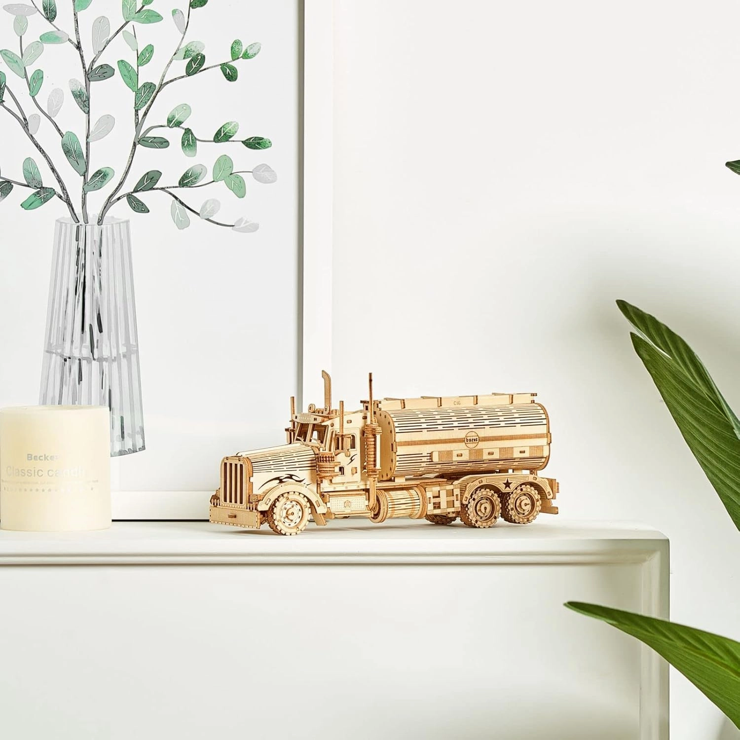 bennama 3D Wooden Puzzles Truck Model Kits, Brainteaser and Puzzle for Christmas/Birthday,Gifts for Adults and Teens to Build Combination