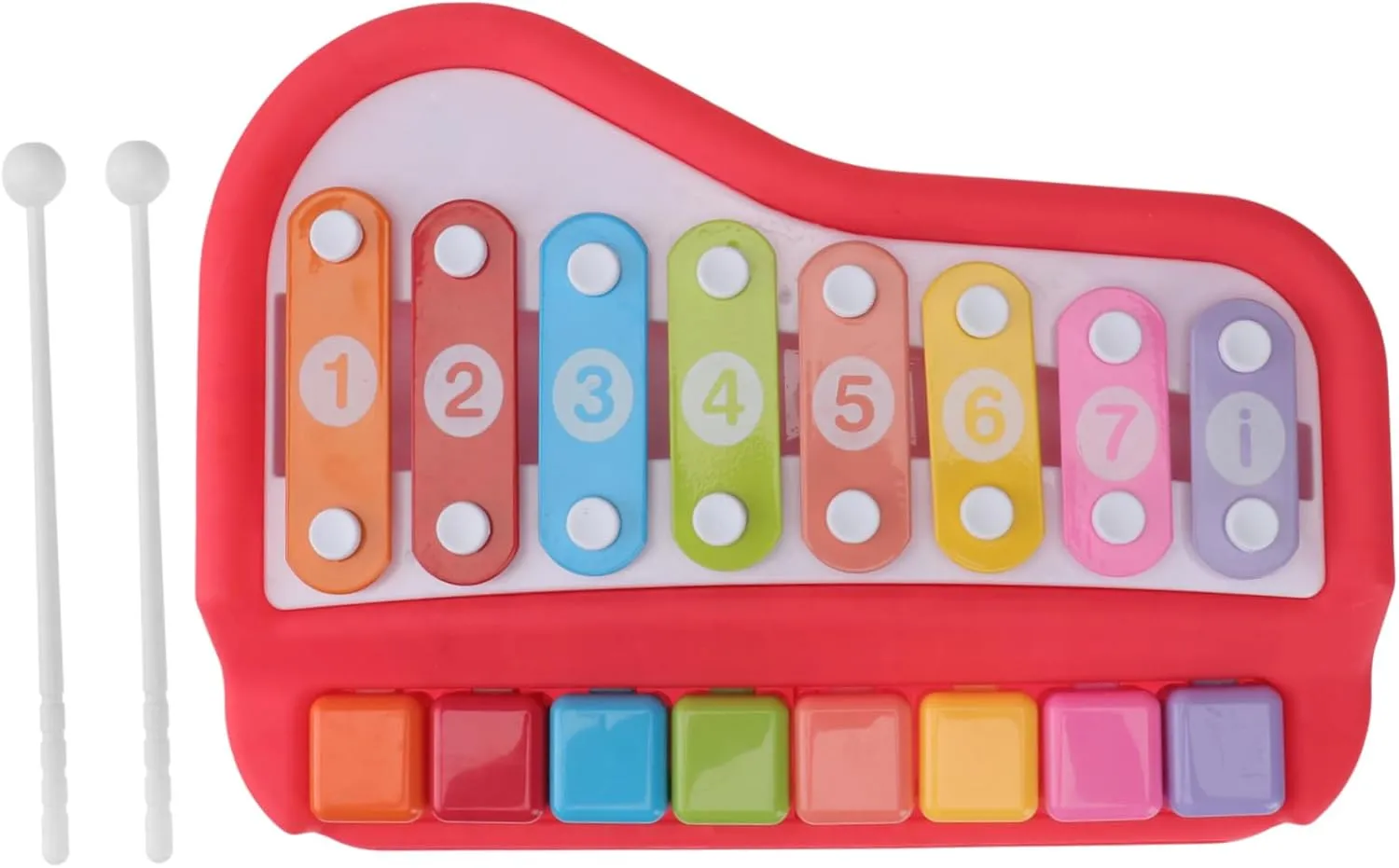 BESPORTBLE Musical Instrument Set Scale Xylophone Piano for Boy Girl Educational Percussion Instruments for Early Hearing Development and Musical Interest