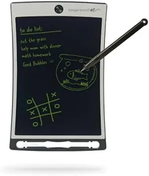 Boogie Board Jot Reusable Writing Tablet for Adults, 8.5 Digital Notebook with Instant Erase, Digital Notepad with Magnets, Note Taking Tablet for Work or School, Bahama Blue