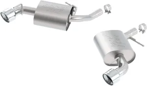 BORLA 11929 Axle-Back Performance Exhaust System for 2016-2023 Chevrolet Camaro LT 3.6L V6 Automatic/Manual Transmission Single Split Rear Exit WITHOUT Dual Mode Exhaust (NPP) Valves.