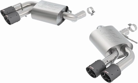 BORLA 11921CF Axle-Back System for '16-'23 Chevrolet Camaro SS 6.2L V8 AT/MT W/Dual Mode Exh. (NPP) Valves Or Dual Split Rear Exit. BORLA Sys. Does NOT Include NPP Valves. Use 60605 To Add NPP Valves