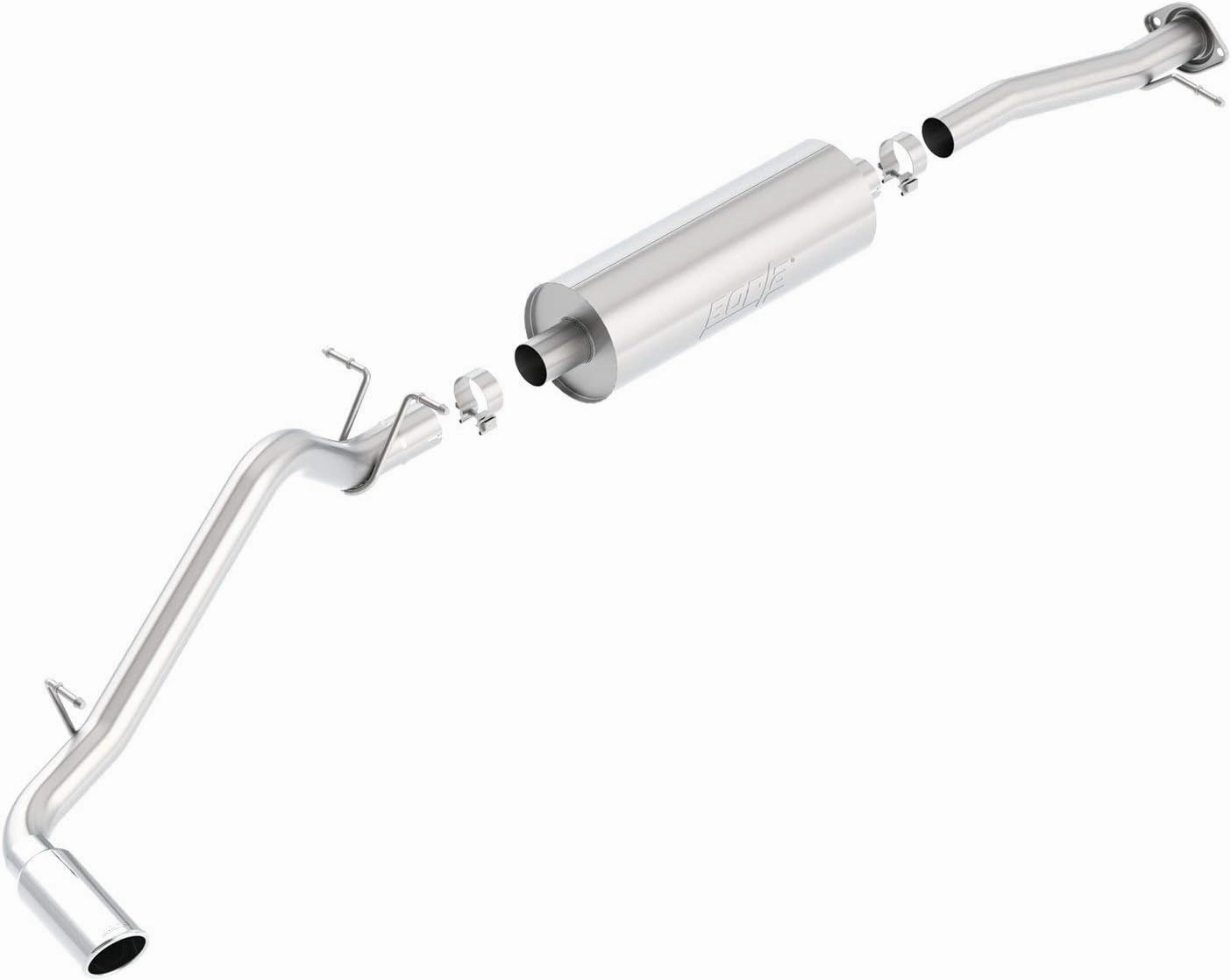 BORLA 140645 Cat-Back Sys. for '15-'22 Chevrolet Colorado/GMC Canyon 3.6L V6 AT 2&4WD Ext. Cab Long 6' 2" Bed/Crew Cab 4' 10" Bed. For Crew Cab With Long Bed (6' 2") 140.5" WB Add Ext. Pipe 60570.