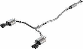 BORLA 140823BC Cat-Back Performance Exhaust System for 2018-2024 Toyota Camry XSE 3.5L V6 Automatic Transmission Front Wheel Drive 4 Door.