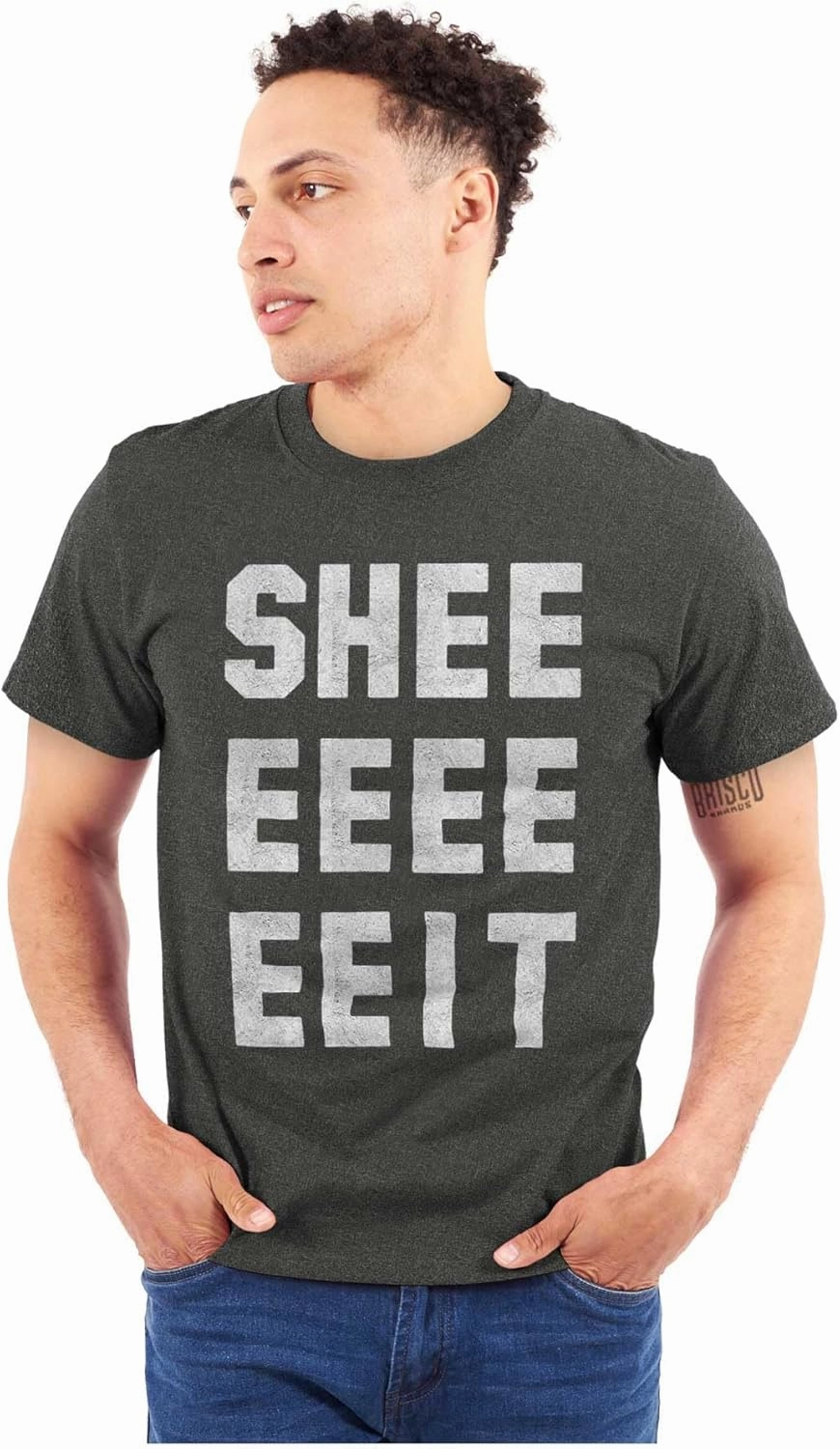 Brisco Brands Sheeeit Clay Davis TV Show Workout Graphic T Shirt Men or Women