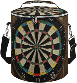 Camping Cooler Bag, Dart Board Print Portable Ice Pack Outdoor Cooler Bag Picnic Cooler Bag Foldable Cooler Bag, style