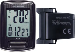 CATEYE Velo Wireless Bike Computer – Analog Wireless Cyclocomputer, Speedometer & Odometer, Calorie Tracking, Zip-Tie Mount, Auto Start/Stop, Programmable Odometer, Easy Setup for All Bikes